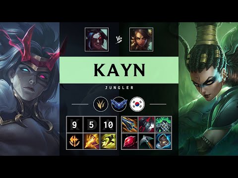 Kayn Jungle vs Nidalee - KR Diamond Patch 25.05