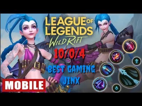 Jinx Gaming (Best ADR at pinaka madaling laro Nabaog si ashe at janna) At score 10/0/4 no deadth