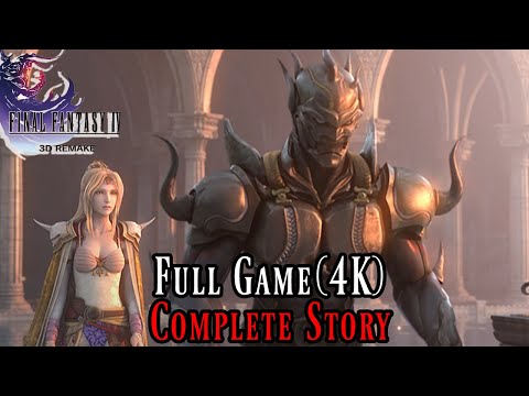 Final Fantasy 4 (FF4) 4K(3D Remake Steam) Full Game Playthrough