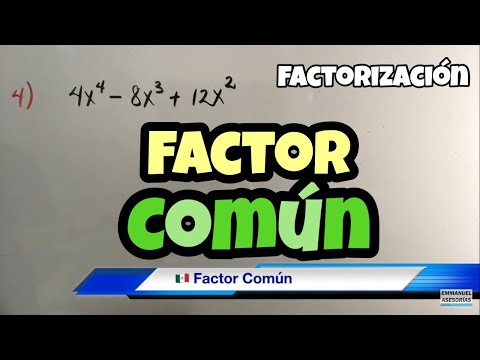 FACTORING: Common Factor (super easy and lots of examples)