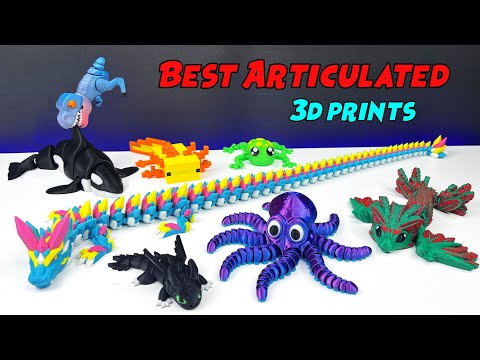 Best Articulated Multicolor 3D Prints - Anycubic Kobra 3 V2 Combo