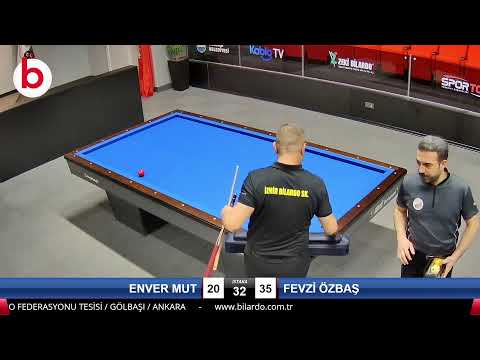 ENVER MUT & FEVZİ ÖZBAŞ Bilardo Maçı - 2022 ERKEKLER 1.ETAP-12.TUR