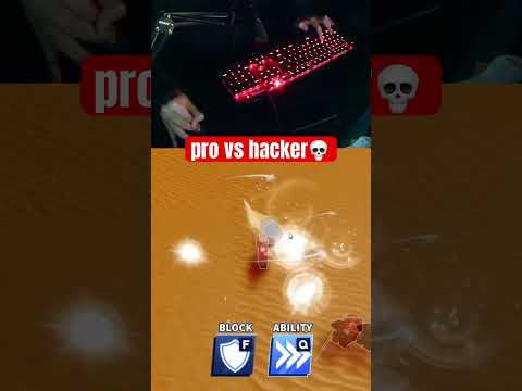 Pro Vs Hacker 💀 #roblox #bladeball