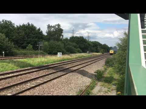 Heratige Convoy 40145 and 37190 0Z44 Barrow Hill LIP to Kidderminster SVR at North Staffs Jn 21/7/20