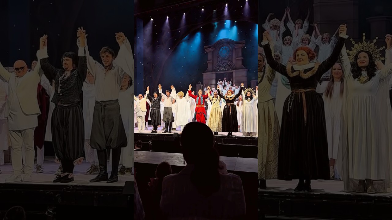 Děkovačka muzikálu Anděl páně