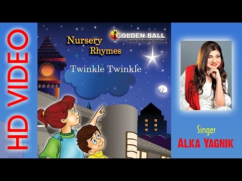 Twinkle Twinkle Little Star I Alka Yagnik Rhymes I Golden Ball Nursery Rhymes In English Video
