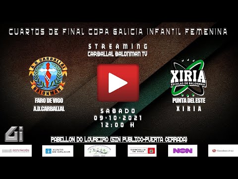 Cuartos de Final Copa Galicia Infantil Femenino.Faro de Vigo AD.Carballal-Punta del Este Xiria