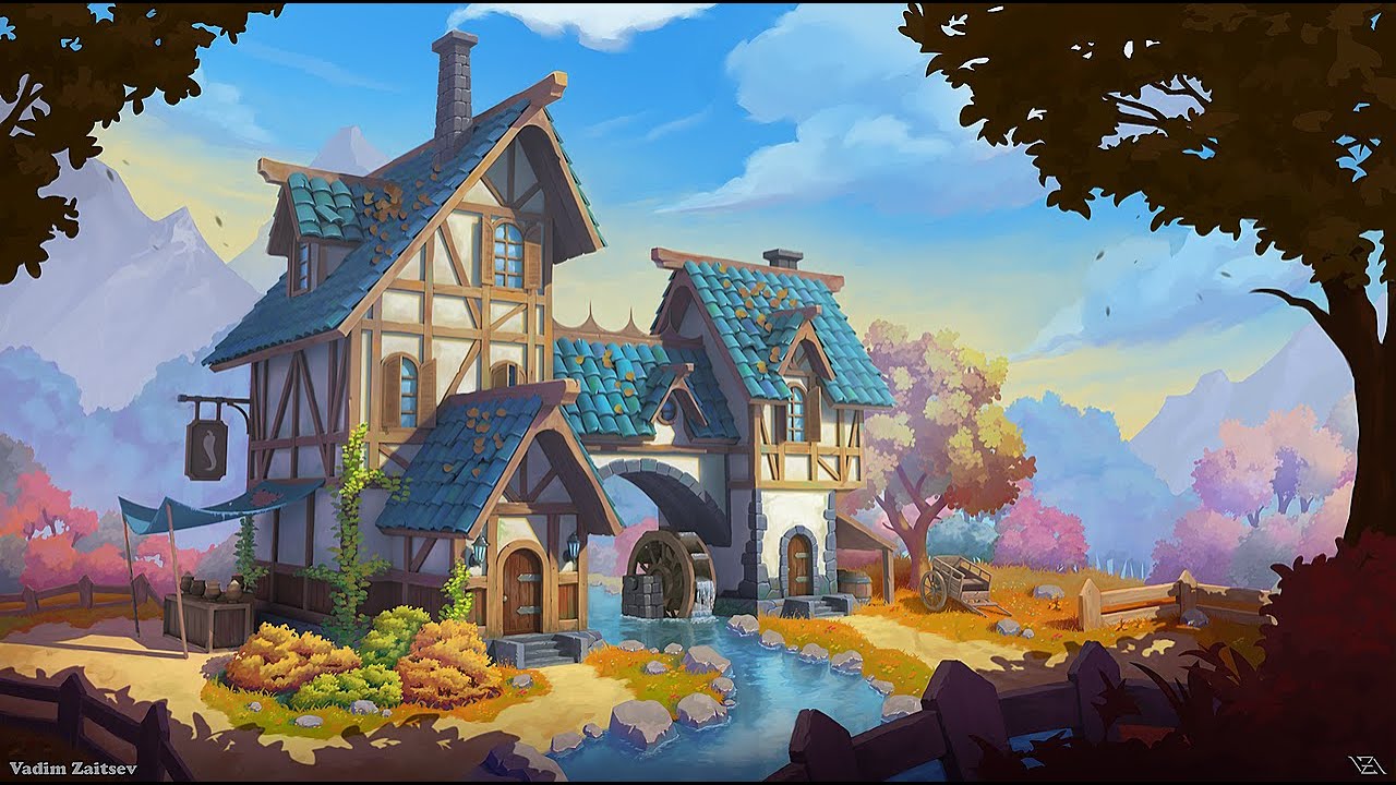 Spice Vendors House - CG Cookie Collaboration