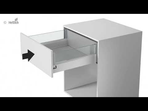 Kit tiroir TopSide ArciTech - profil H126 mm - dos H250 mm HETTICH