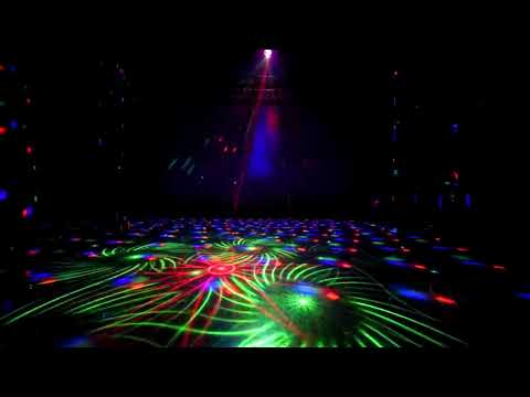 Laser LED Lampu Disko 60 Mode Disco Putar Remote