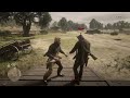 Red Dead Redemption 2 Online Fist Fight Against 7 Players Back To Back Knockouts