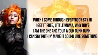 Nicki Minaj - Tambourine (Lyrics - Video)