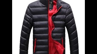 Посылка из Китая Зимняя мужская куртка