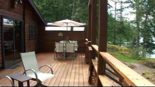 preview picture of video 'thecabinclub.ca - Log Cabin Rental, Shawnigan Lake BC Canada'