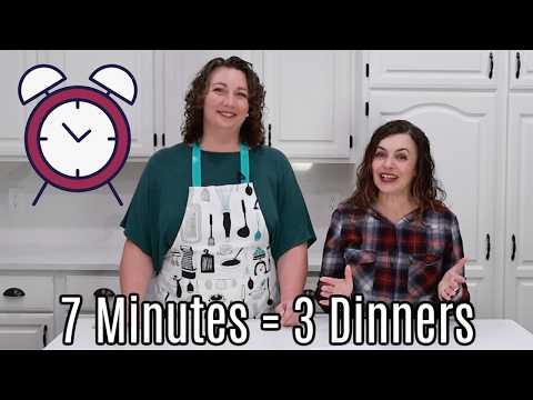 Put Together 3 Freezer Meals in 7 Minutes