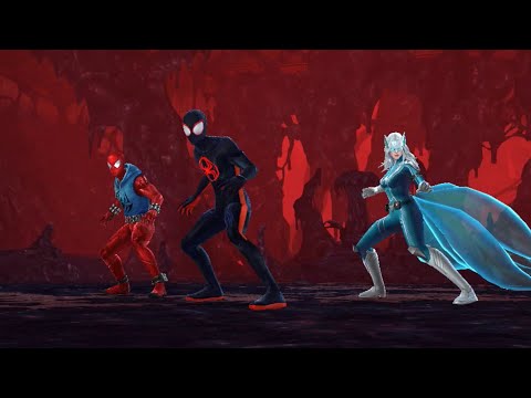 Lvl 80 Miles (Spider-Man) vs WBL Knull stage 49. Marvel Future Fight.