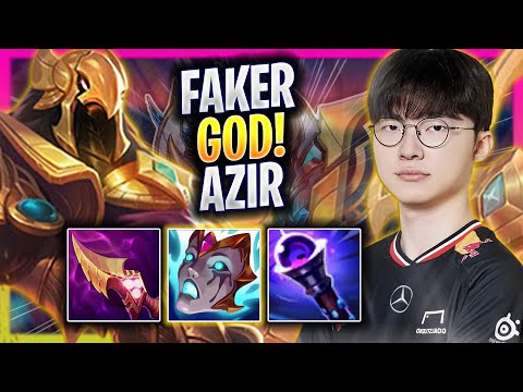FAKER IS A GOD WITH AZIR! - T1 Faker Plays Azir MID vs Sylas! | Season 2025