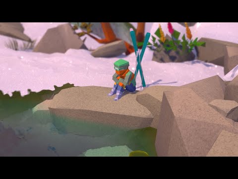 Playing SNOW RIDERS with my friends! 