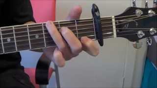 Video thumbnail for Guitar Capo by Planet Waves (D'Addario) unpacking and test on AJ-220S Epiphone Acoustic Guitar by Edwin-E