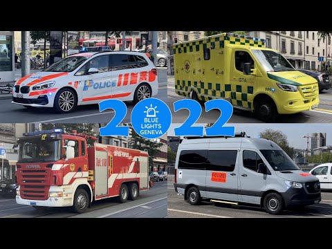 [2022 RECAP]  Emergency services responding throughout Switzerland
