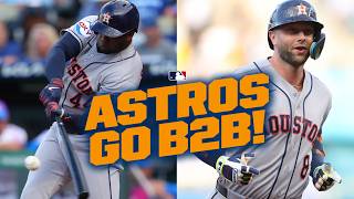 Yordan Alvarez and Christian Walker slug BACK-TO-BACK homers in the 1st inning! | MLB Highlights