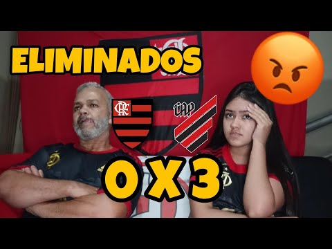 REACT COPA DO BRASIL FLAMENGO 0 X 3 ATHLETICO PARANAENSE - VERGONHA! FLAMENGO ELIMINADO