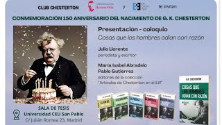  Conmemoración de los 150 años del nacimiento de Chesterton