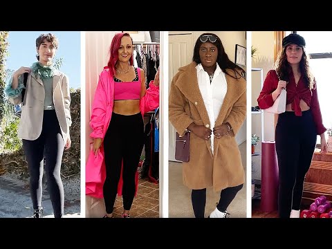 十人同款運動緊身衣 // 由Athleta和BuzzFeed出品。 (Ten People Style The Same Pair Of Athletic Tights // Presented by Athleta and BuzzFeed)