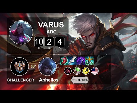 ADC Varus vs Aphelios - LOL NA Challenger - Patch 11.17