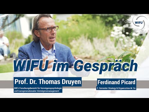 WIFU im Gespräch mit Prof. Dr. Thomas Druyen und Ferdinand Picard
