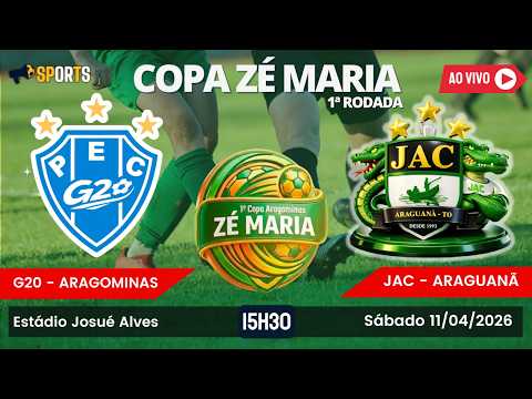 G20 - ARAGOMINAS X JAC ARAGUANÃ | 1ª RODADA | 1ª TAÇA ZÉ MARIA - ARAGUANÃ | 11/04/2026