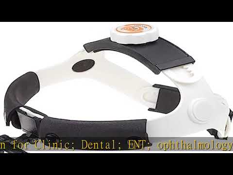 EustomA 6.0X Loupes Head Mount Surgical Binocular Magnifier Headband Adjustable High Magnification