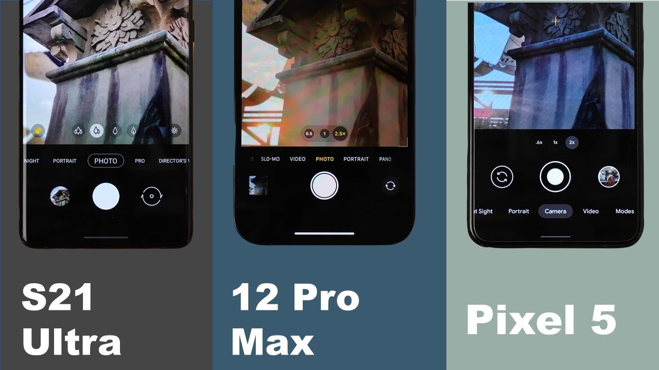 S21 Ultra vs 12 Pro Max vs Pixel 5 - Morning Camera Comparison (Photos & Videos)