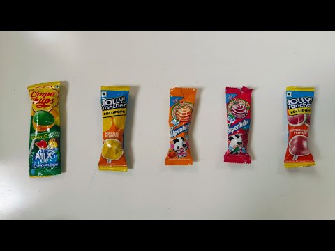 So many lot's of Chocolate|rainbow lollipop Unpacking|Satisfying videos|asmr lollipop challenge