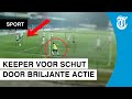 Keeper voor schut door briljante actie - DOELPUNT VAN DE WEEK
