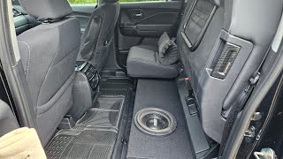 2020 Honda ridgeline custom sub/box and amp install