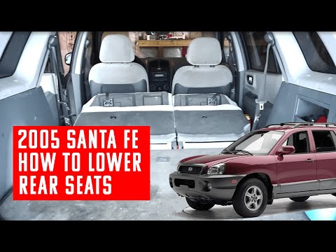 How to Lower Rear Seats in 2005 Hyundai Santa Fe