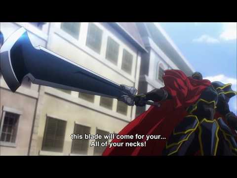 Albedo and Ains vs Momon.  Overlord 3 Final Episode