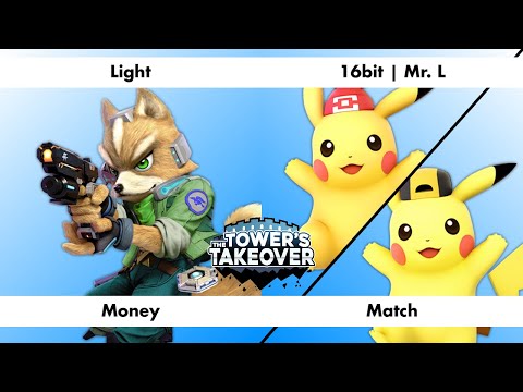 Money Match: Light (Fox) vs Mr. L (Pikachu) - The Tower's Takeover #2