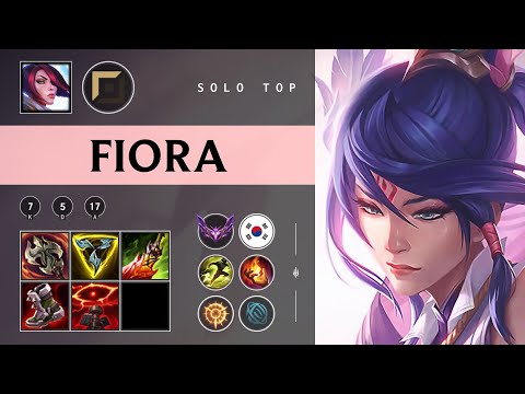 Fiora Top vs Camille - KR Master Patch 25.23