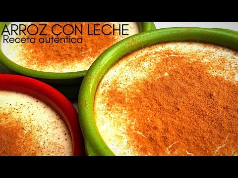 Arroz con leche casero. Súper Cremoso. Receta tradicional.