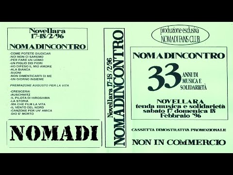 Nomadi "Nomadincontro '96" - Novellara 17/18.02.96 - Acquisizione da VHS in formato originale (4:3)