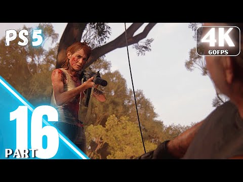 THE LAST OF US PART 2 REMASTERED PS5 WALKTHROUGH GAMEPLAY PART 16 4K