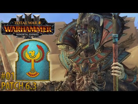 Settra der Unvergängliche 💎 Gruftkönige Khemri #01 💎 Let's Play Total War: Warhammer 3