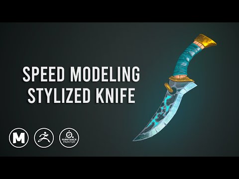 How To Make a Stylized Knife in Autodesk Maya, Zbrush and Substance Painter