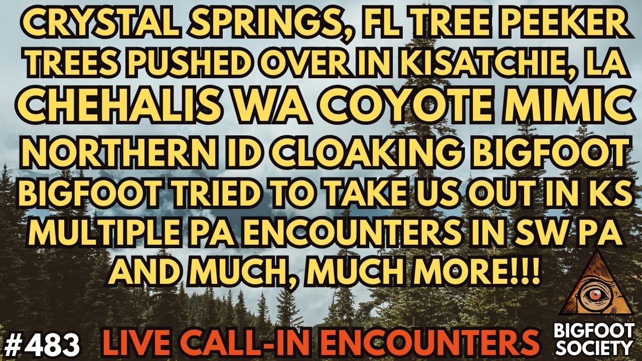BIGFOOT ENCOUNTERS from Washington to Florida and in between! (Tiktok Live Bigfoot Encounters)
