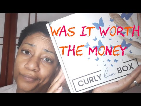 Curly Lox Box Unboxing and Review - Natural Hair...