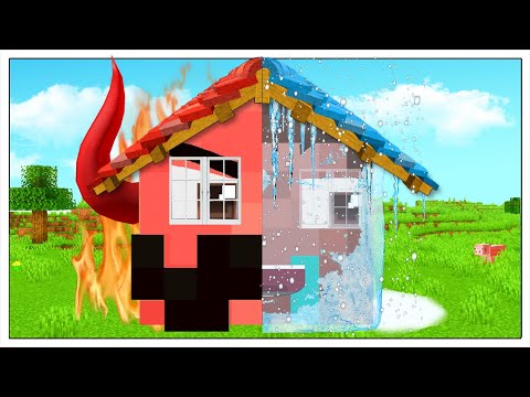 METÁ CASA CALDA CONTRO METÁ CASA FREDDA! - Minecraft ITA