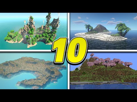 TOP 10 NEW ISLAND SEEDS FOR MINECRAFT (JAVA)