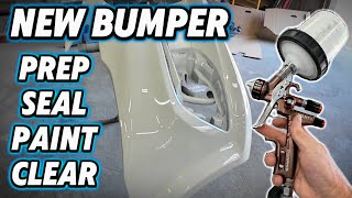 How to Prep and paint bumper.